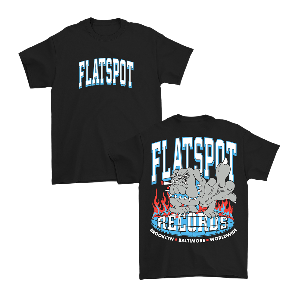 Bulldog Dog Tee - Black