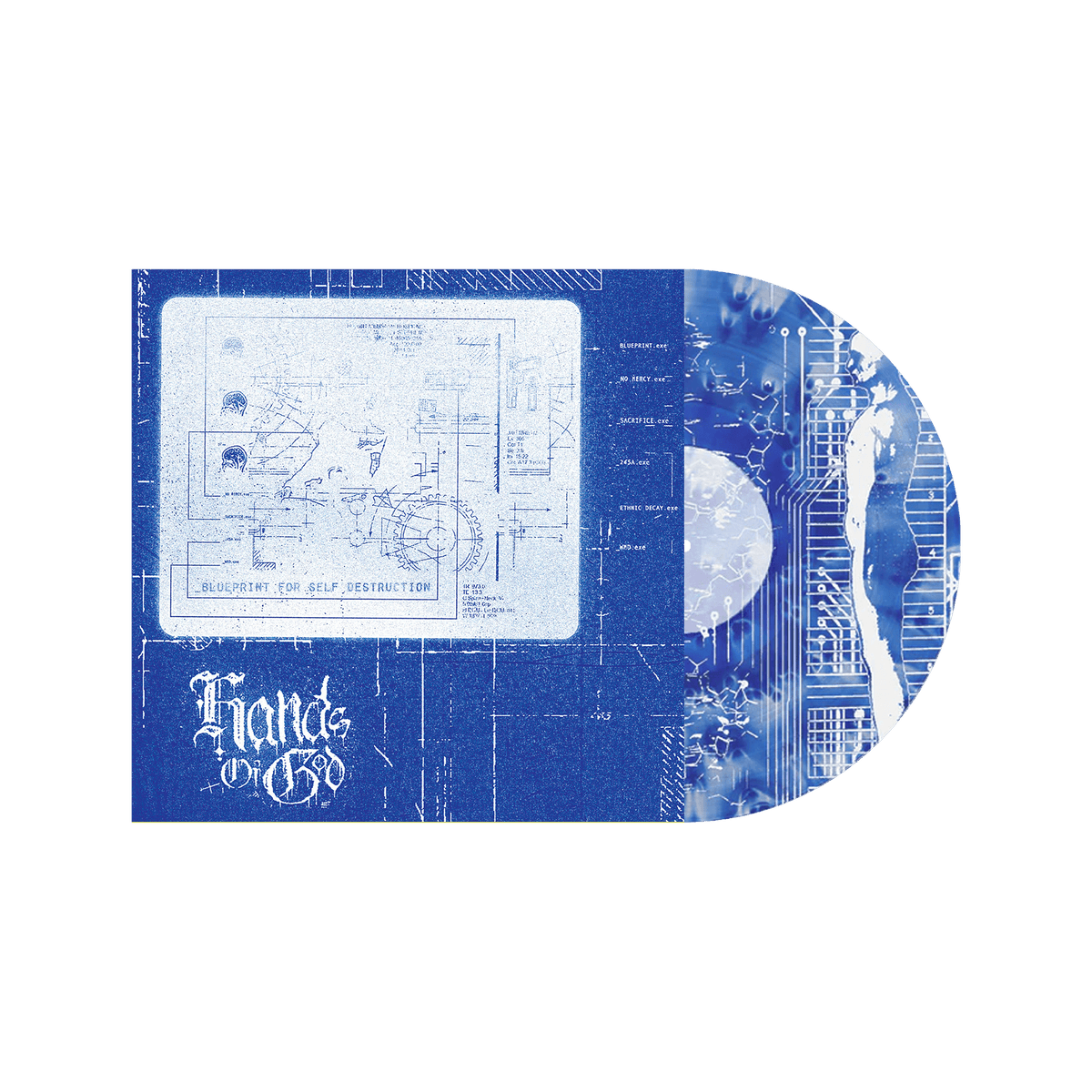 Blueprint for Self Destruction 12" Vinyl - Cloudy Blue